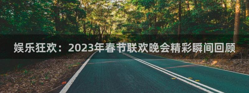 蓝狮娱乐体育在线注册：娱乐狂欢：2023年春节联欢晚会精彩瞬间回顾